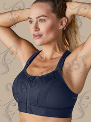 ZipFit Active Bra – High Impact, Adjustable Comfort, Plus Size Power Support