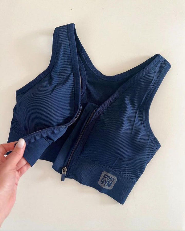 Comfort Zip Bra – For Gym, Yoga & Everyday Moves
