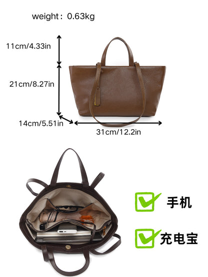 Burgundy Vegan Leather Tote Bag, Womens Arabian Work Handbag with Strap