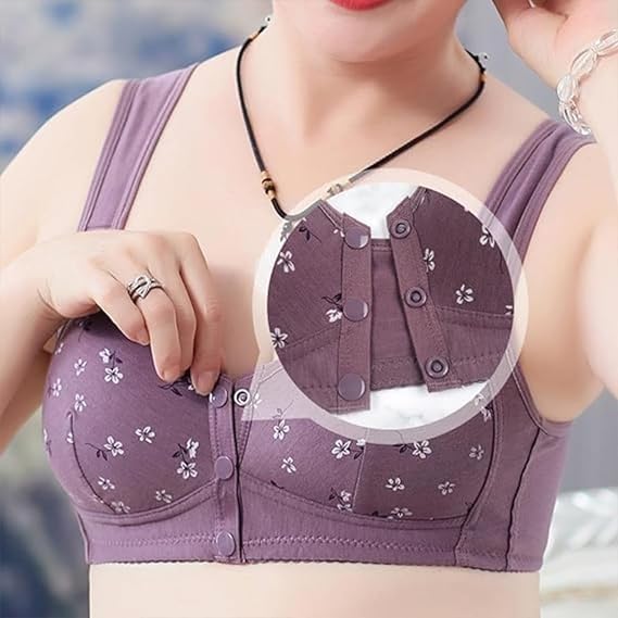 Ladies Front Open Bra – Soft Cotton Support for Daily Use