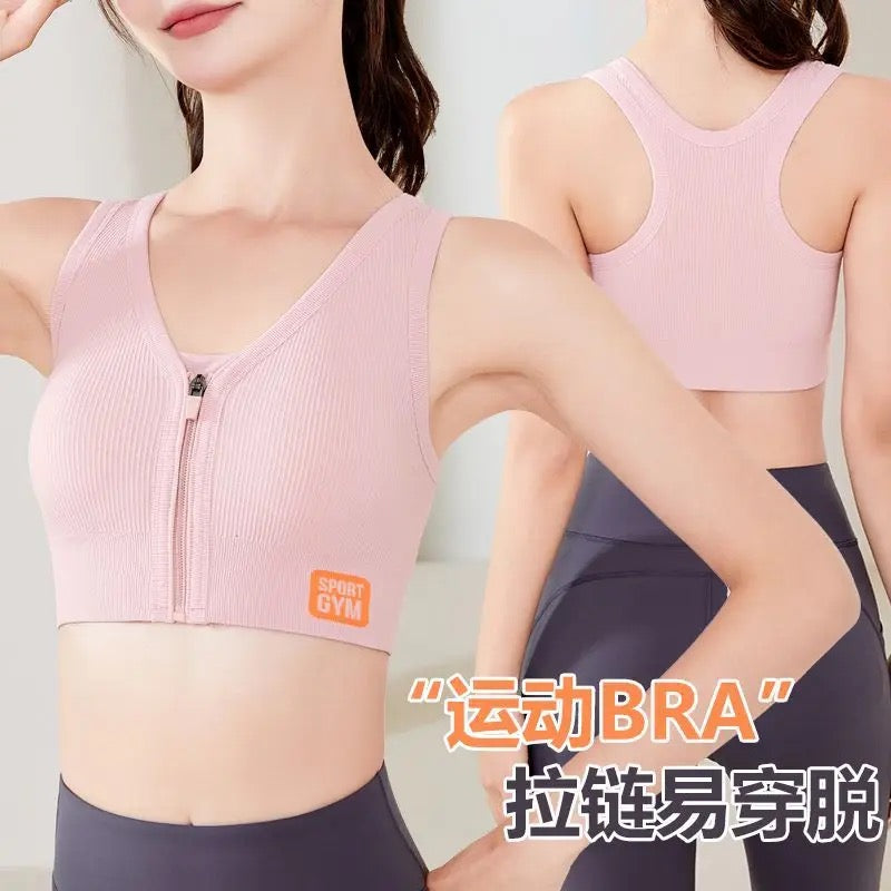 Comfort Zip Bra – For Gym, Yoga & Everyday Moves
