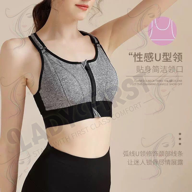 ZipFit Active Bra – High Impact, Adjustable Comfort, Plus Size Power Support
