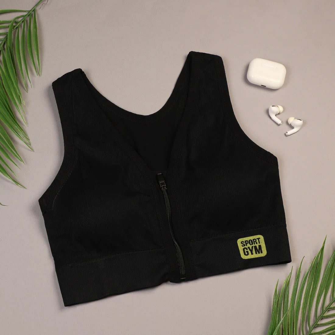 Comfort Zip Bra – For Gym, Yoga & Everyday Moves