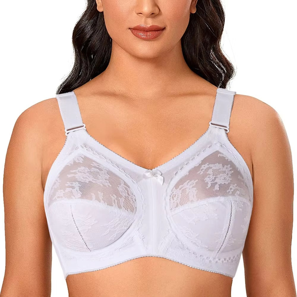 Capri Wide Belt Bra - Half Cup Fancy Net Bra | Ladyfirst
