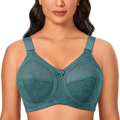 Capri Wide Belt Bra - Half Cup Fancy Net Bra | Ladyfirst