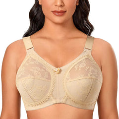 Capri Wide Belt Bra - Half Cup Fancy Net Bra | Ladyfirst