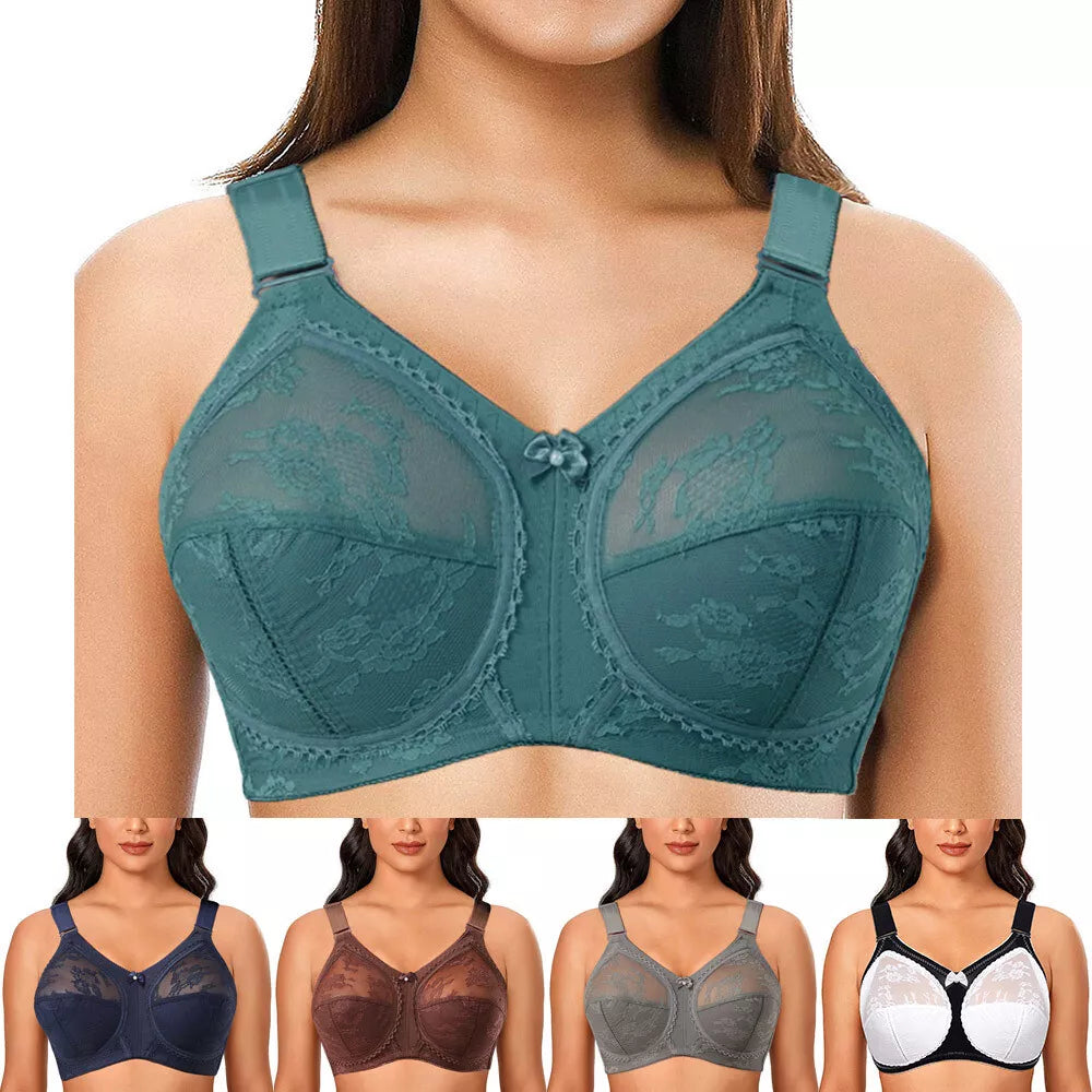 Capri Wide Belt Bra Half Cup Fancy Net Bra